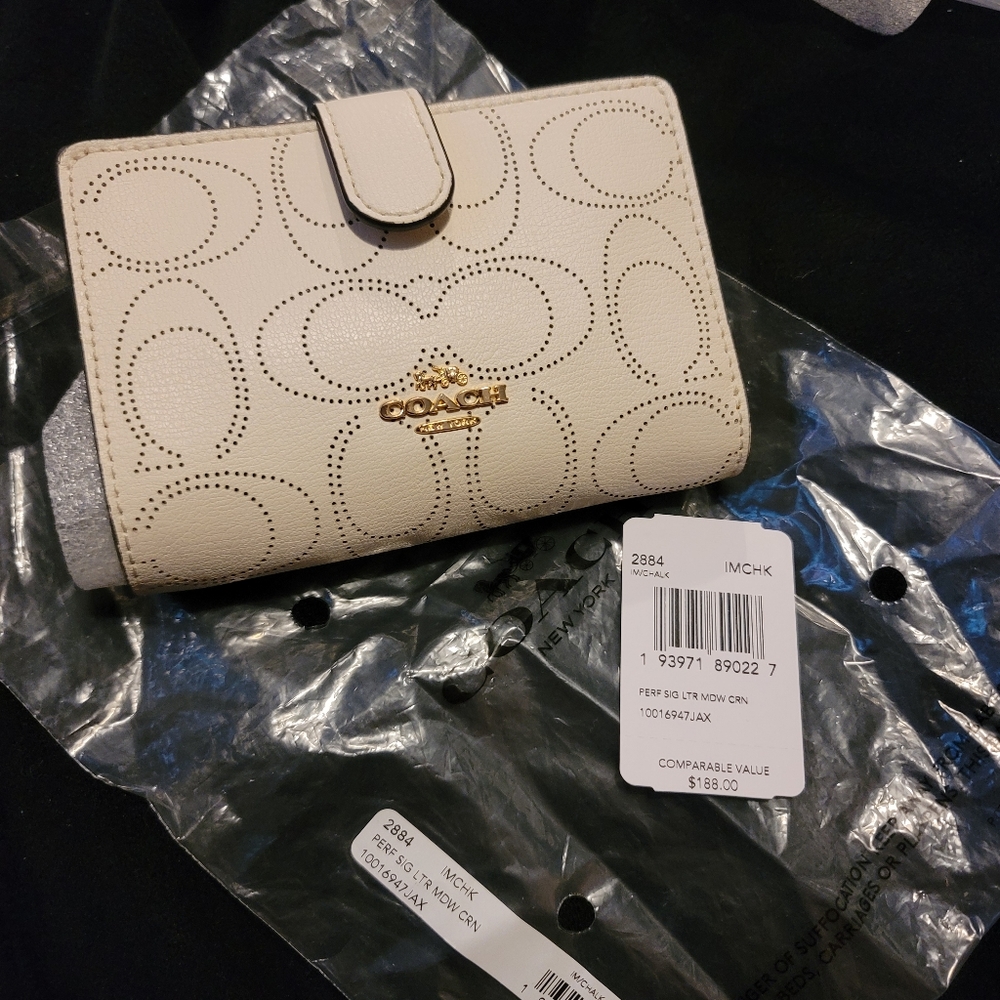 Coach Perforated wallet